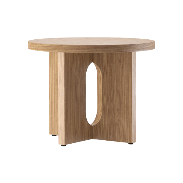 Androgyne Side Table dia.50 Oak - view 1