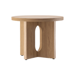 Androgyne Side Table dia.50 Oak - view 1