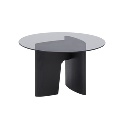 GLYPH SIDE TABLE OCCASIONAL BLACK - view 1