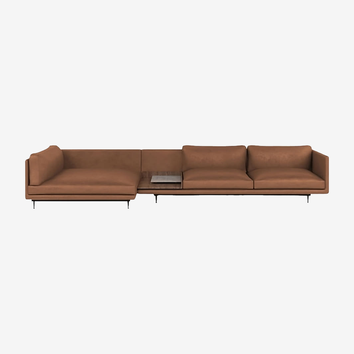 MAHO SOFA MOD.10+25 PATROL COGNAC