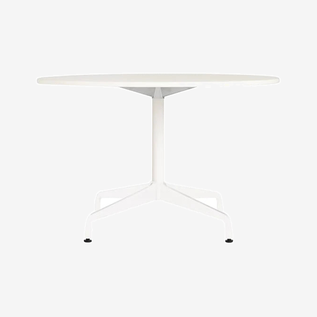 Eames Conference Table Round (121) All White