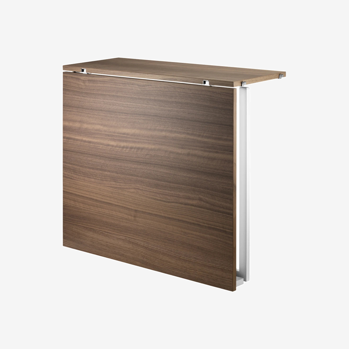 Folding Table Walnut-White