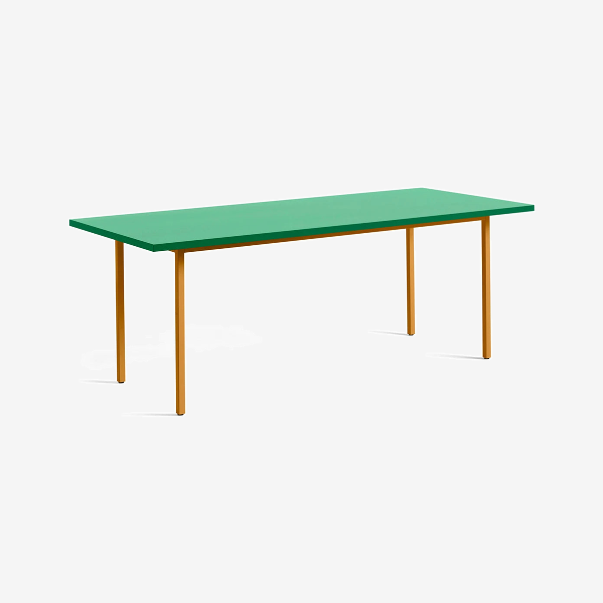 Two Colour Table 200 x 90 Green Mint-Ochre