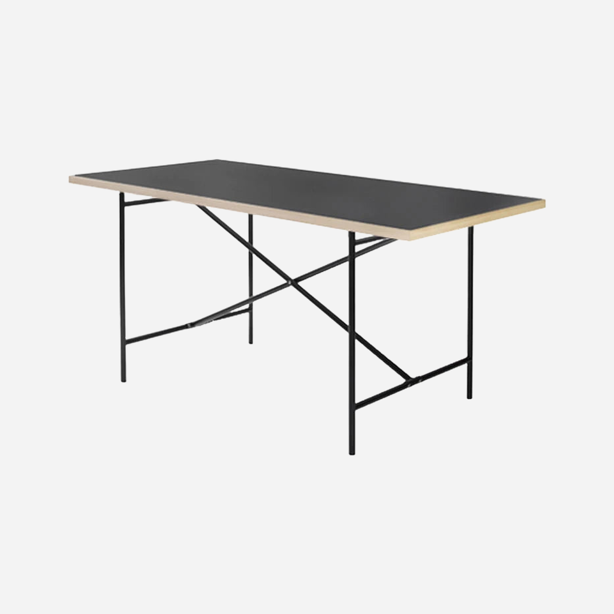 Eiermann 2 Black Dining Table L