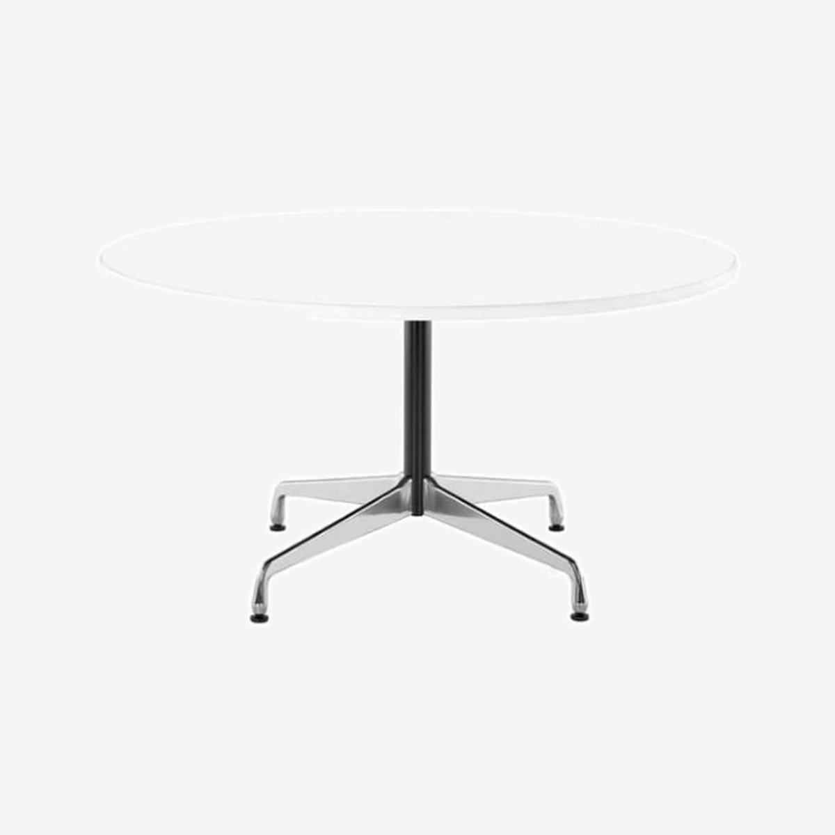 Eames Conference Table Round 121 cm - Aluminium Base