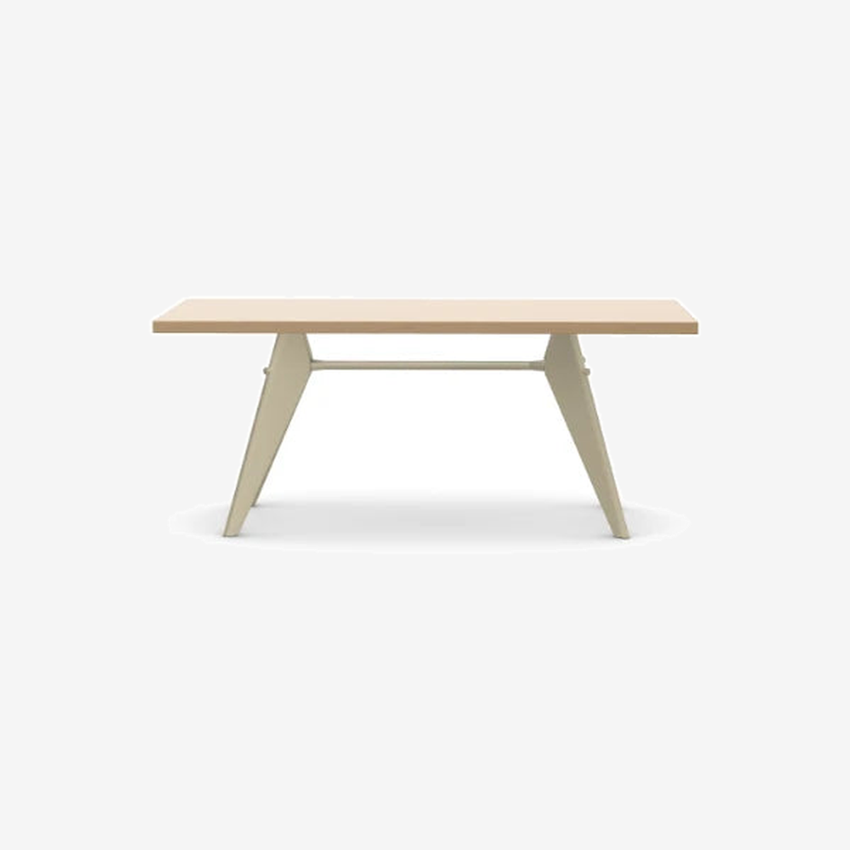 EM Table Natural Oak Veneer Ecru 2000 x 900 Dining Table