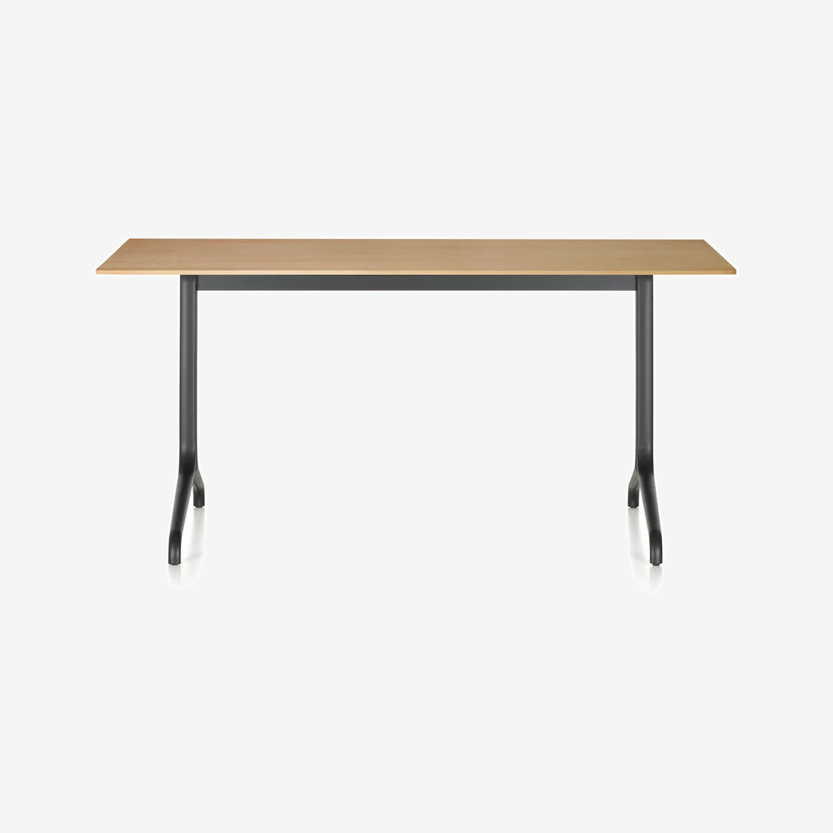 Belleville Table Bistro indoor 160 x 75 Veneer Light Oak Deep Black