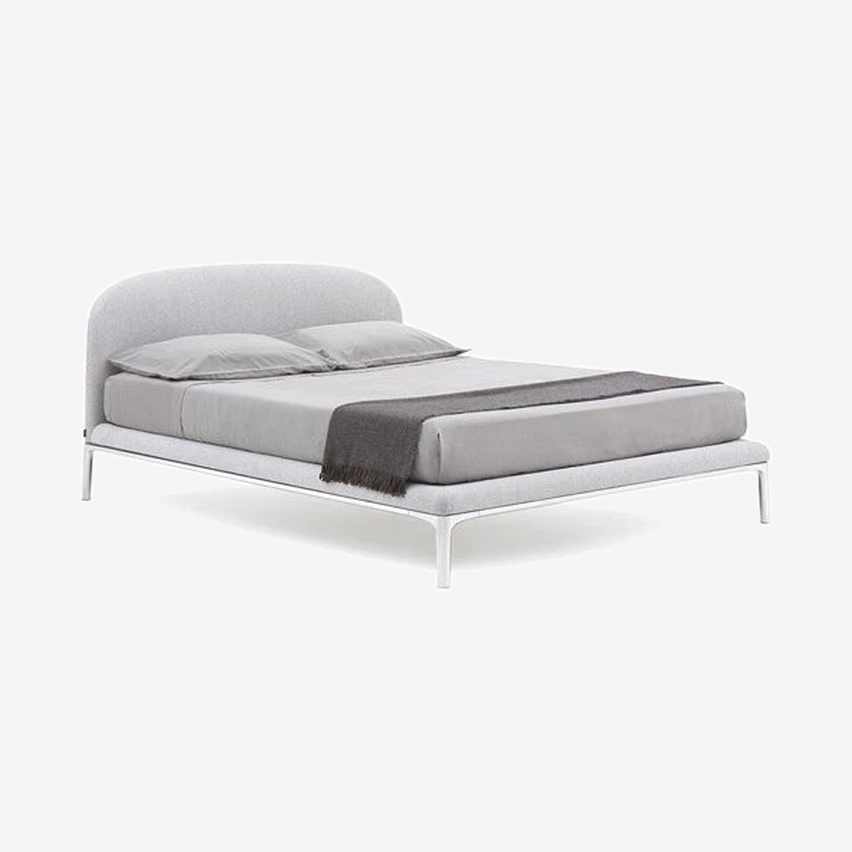 Rada High Bed Frame Fabric EK