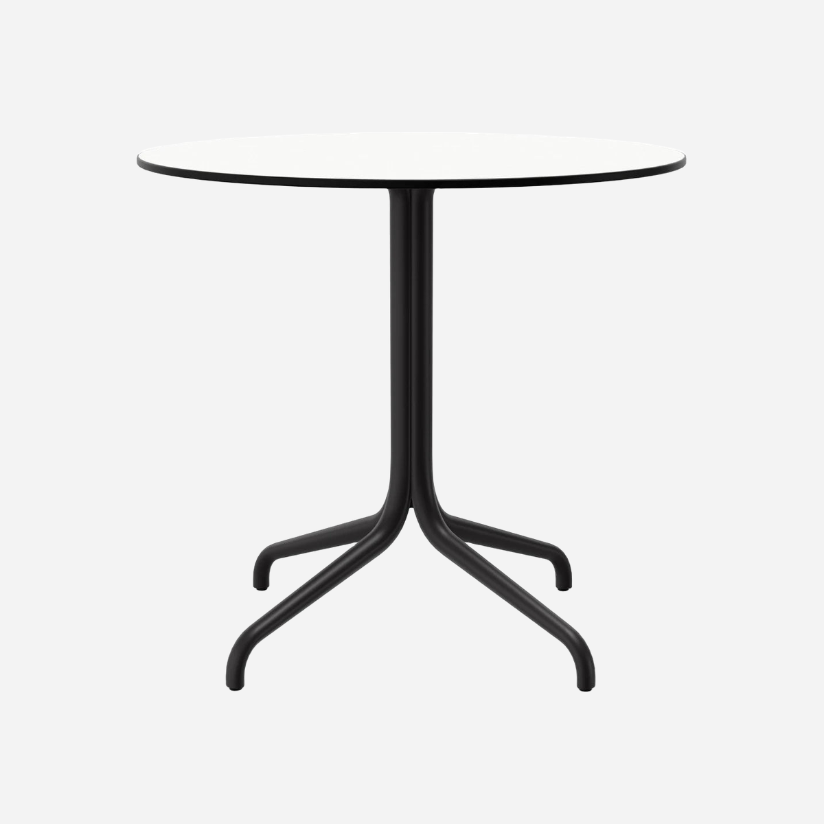 Belleville Table Bistro Outdoor Ø79.6 top White base Black