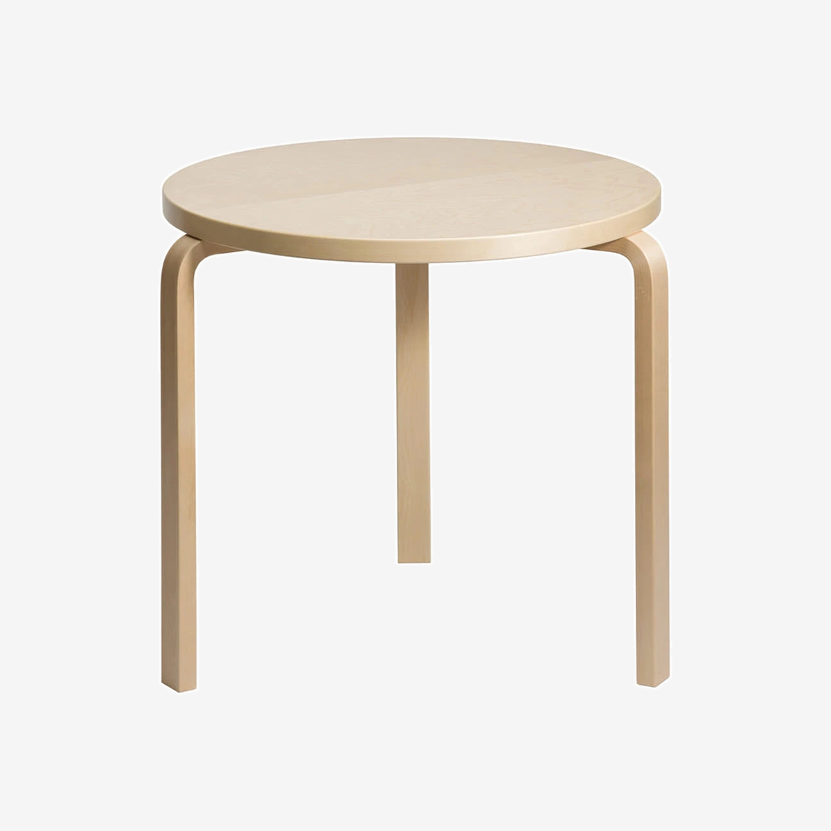 Aalto Table 90B Ø75 Birch