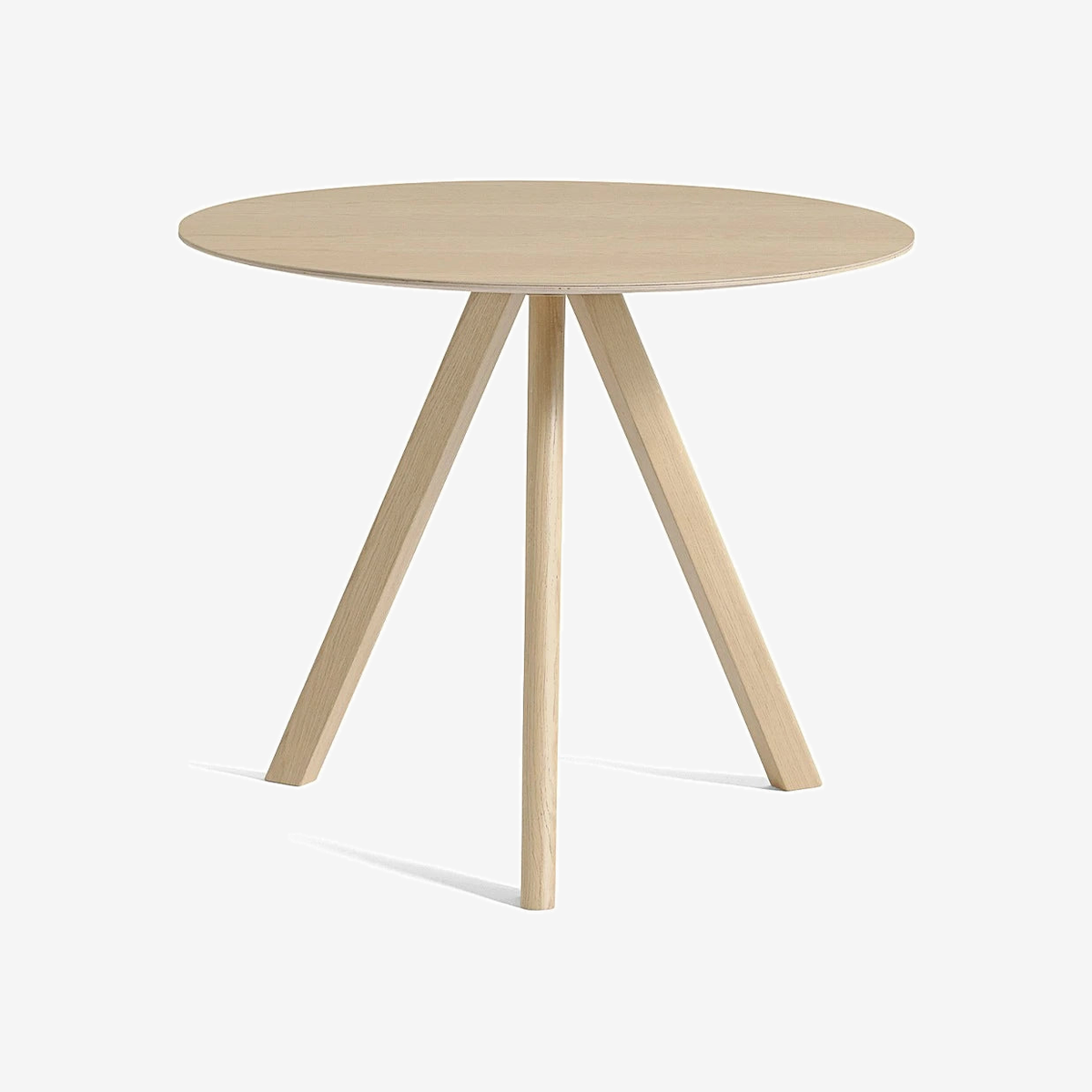 CPH20 Round Table Ø90 Oak-Oak Veneer