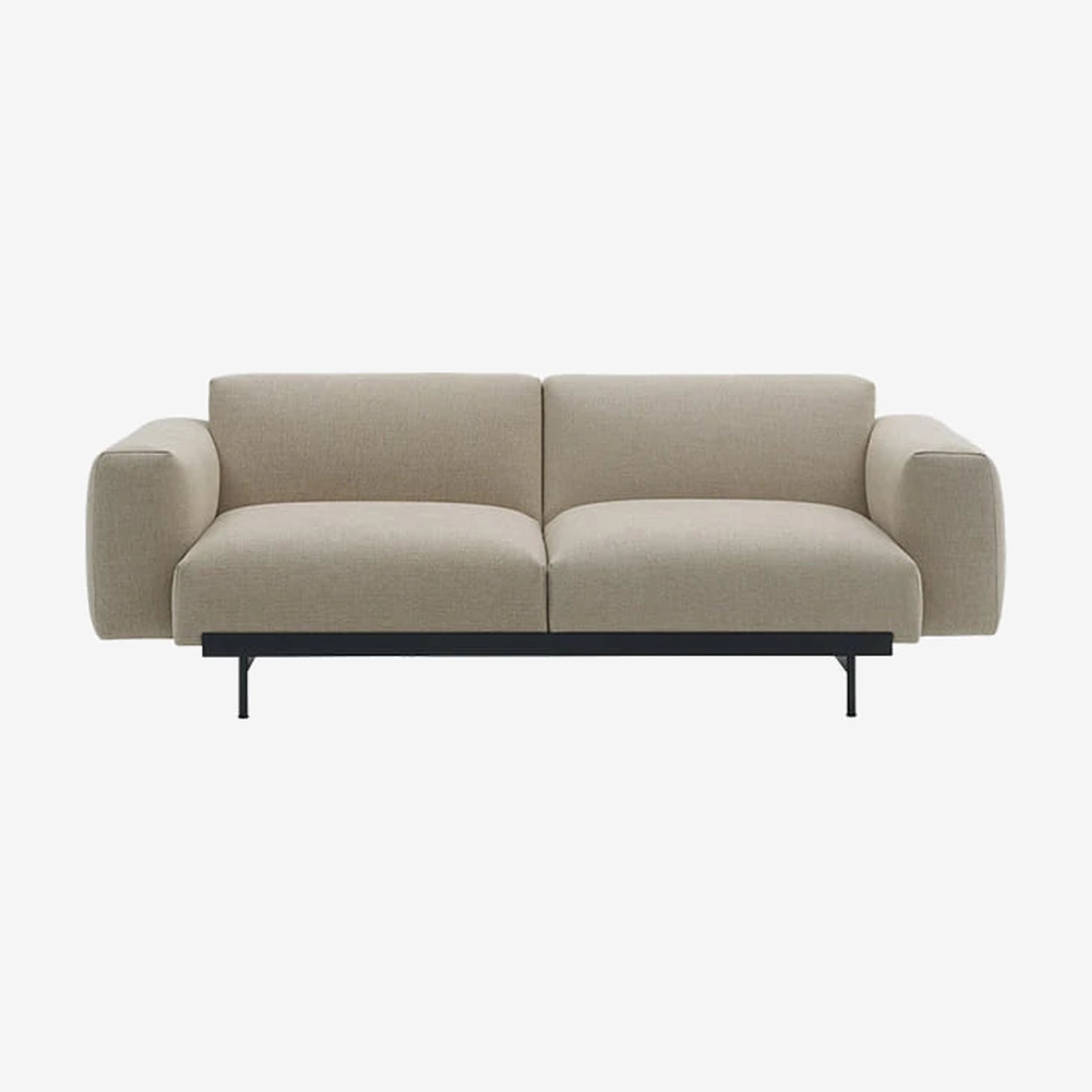 In SITU Modular Sofa 2-Seater CON.1 Ecriture 240/Black
