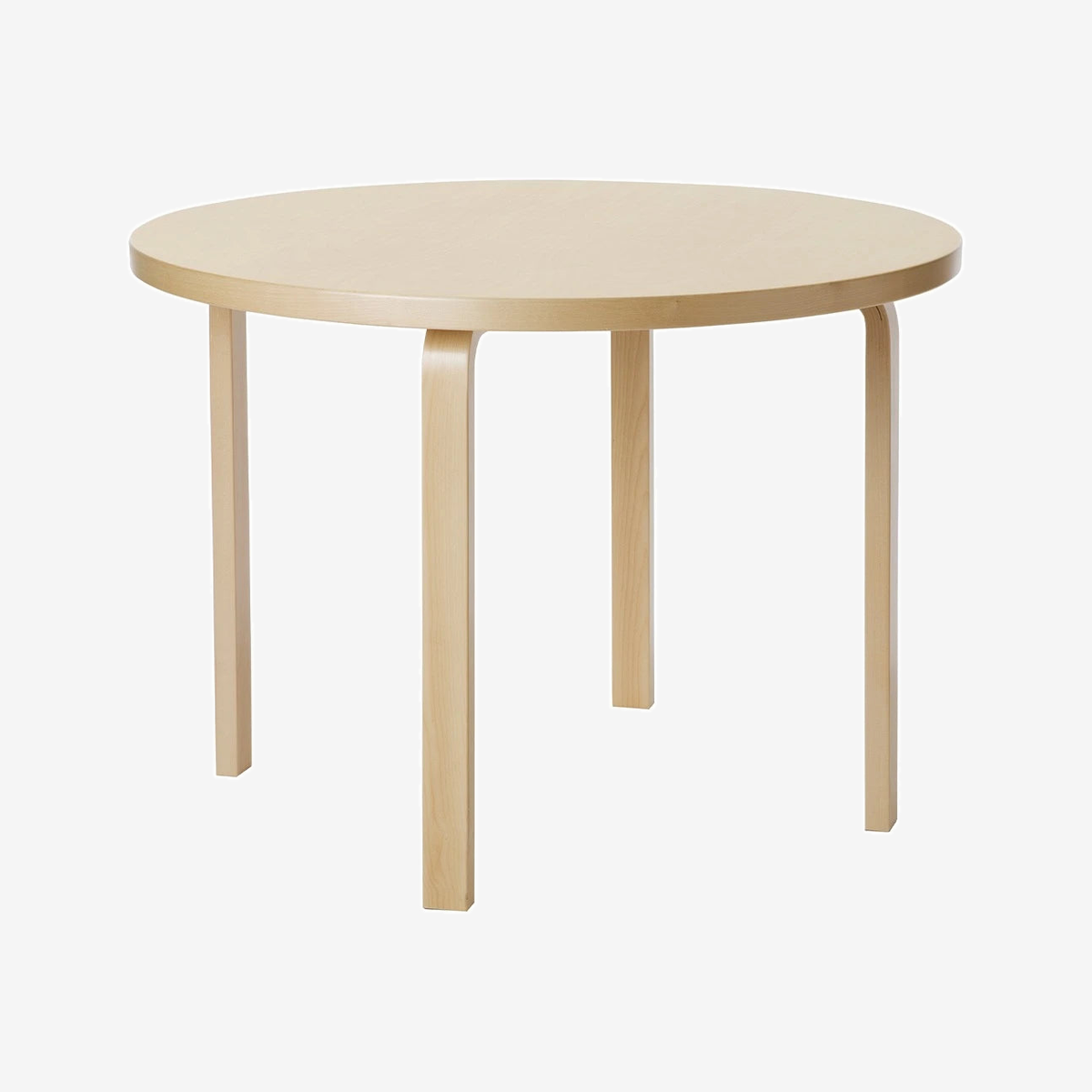 Aalto Table 90A Ø100-3 Heights Birch