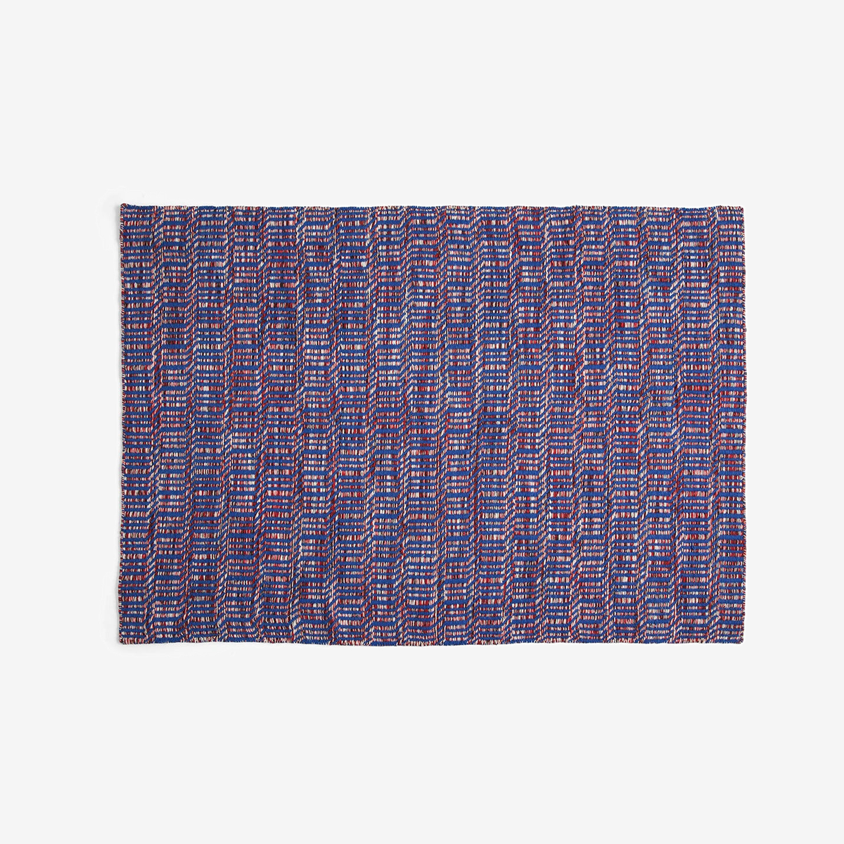 Radio Rug 4 Sizes Red-Blue