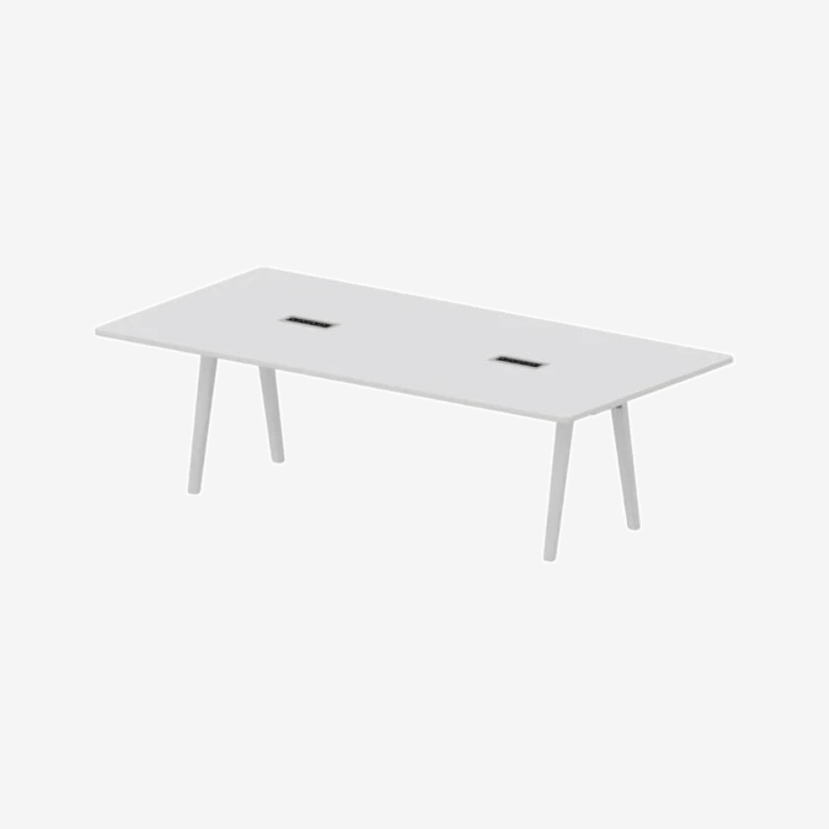 Joyn Conference Soft Light Melamine 2400 1200 Conference Table
