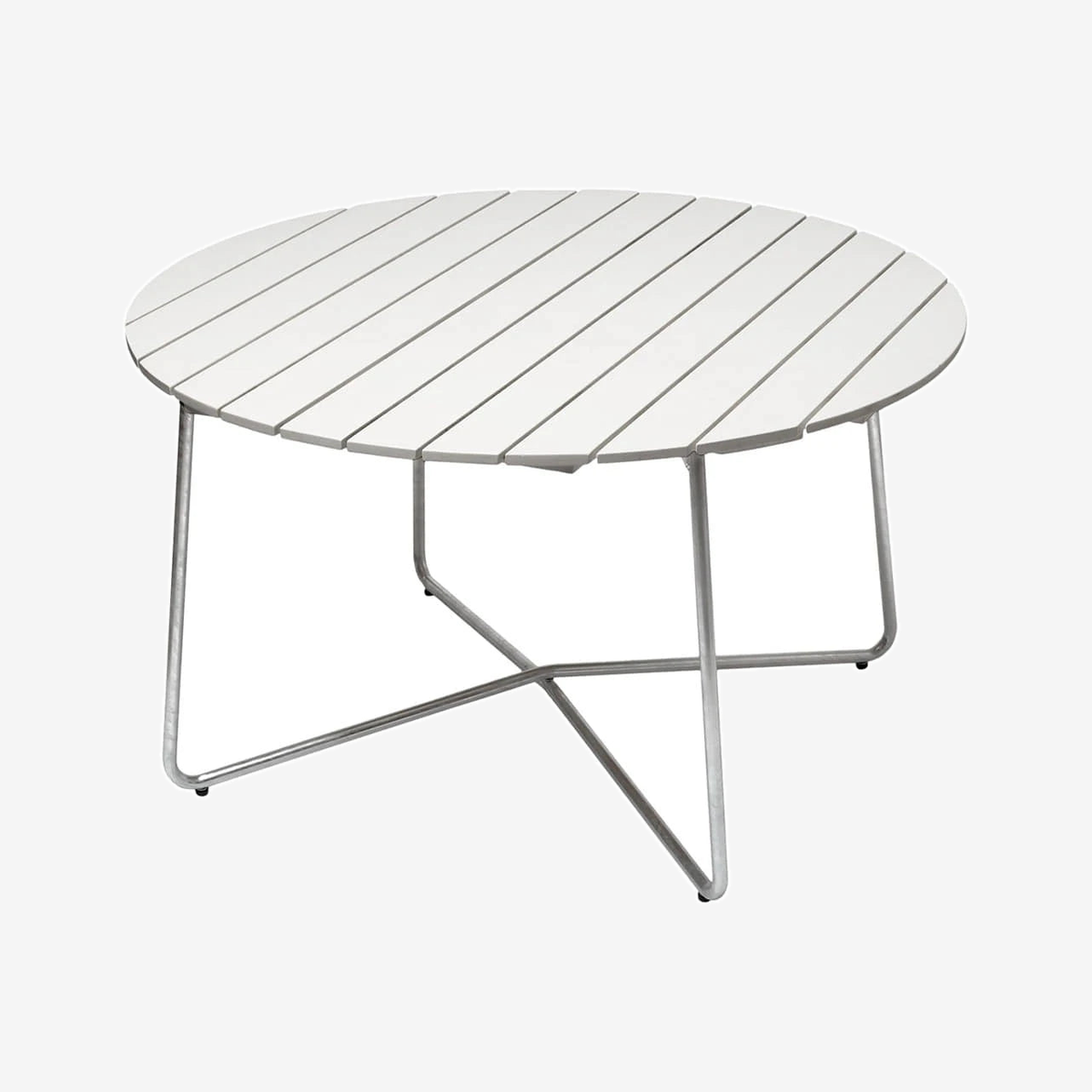 Table 9A 120 White lacquered oak