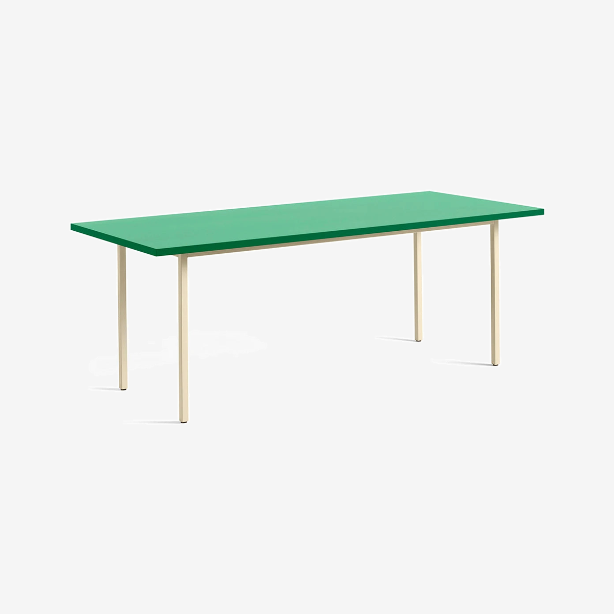 Two Colour Table 200 x 90 Green Mint-Ivory