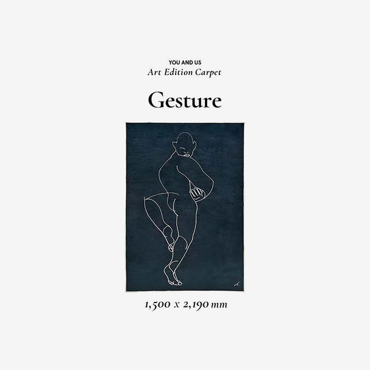 Kwon Chul-hwa X You & Us 'Gesture' Rug