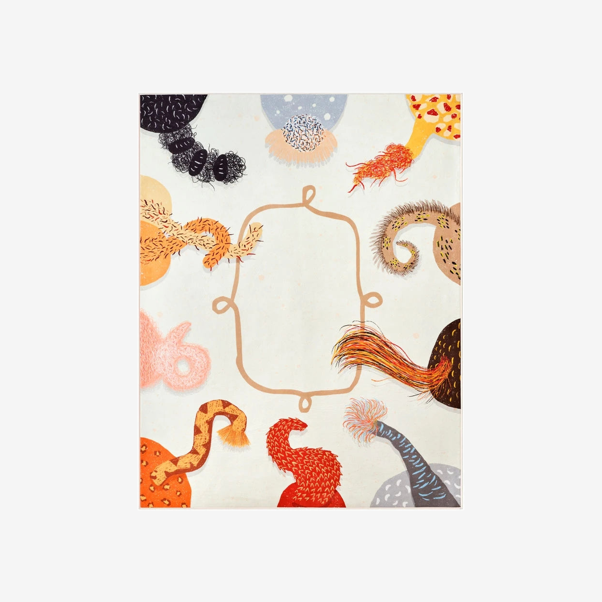 X Youandus Animal Tails Rug