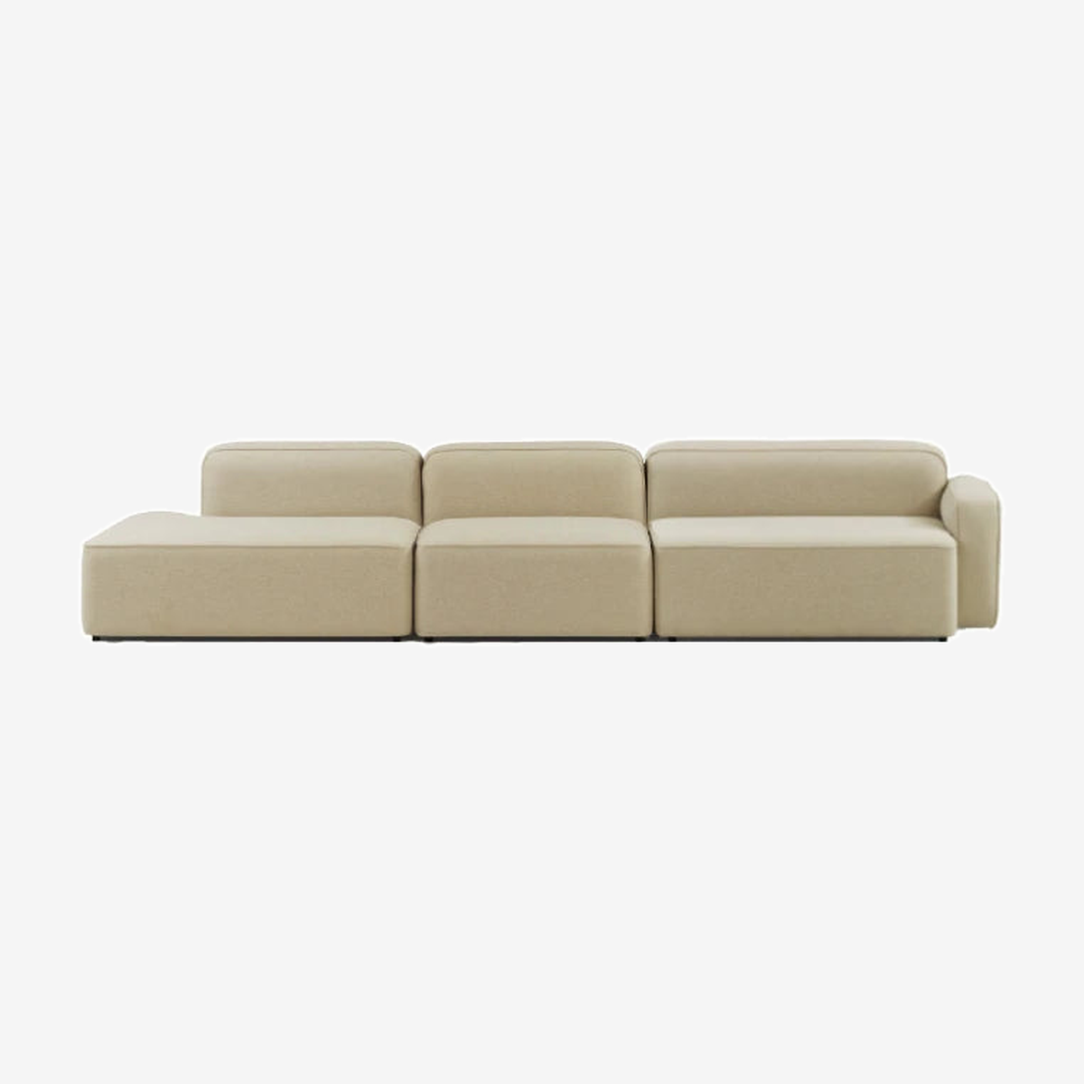 Rope Modular Main Line Beige 3 Seater Sofa