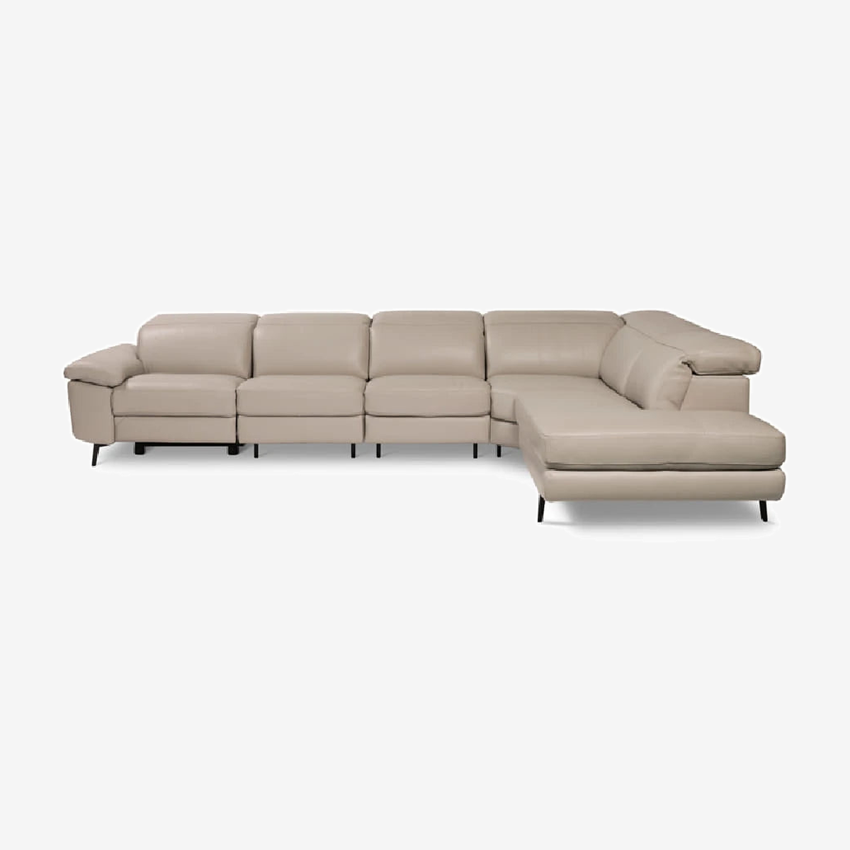 Coro Recliner Corner Grayish 4-Seater Sofa