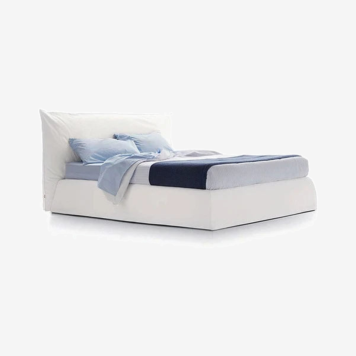Piumotto Bed Frame Ivory White Q