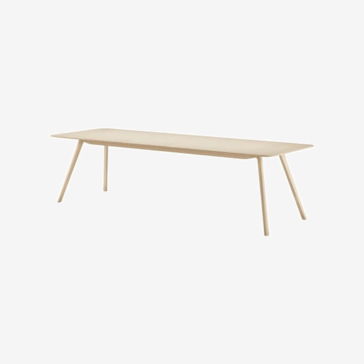 Mayer Extendable Table X-Large - Waxed Ash with White Pigment