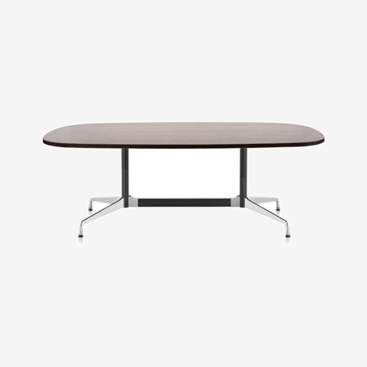 Eames Conference Oval Walnut Table
