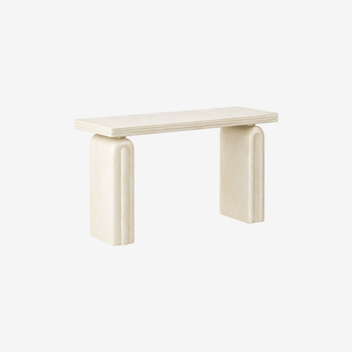 Remoli Swirled Cream Resin Desk