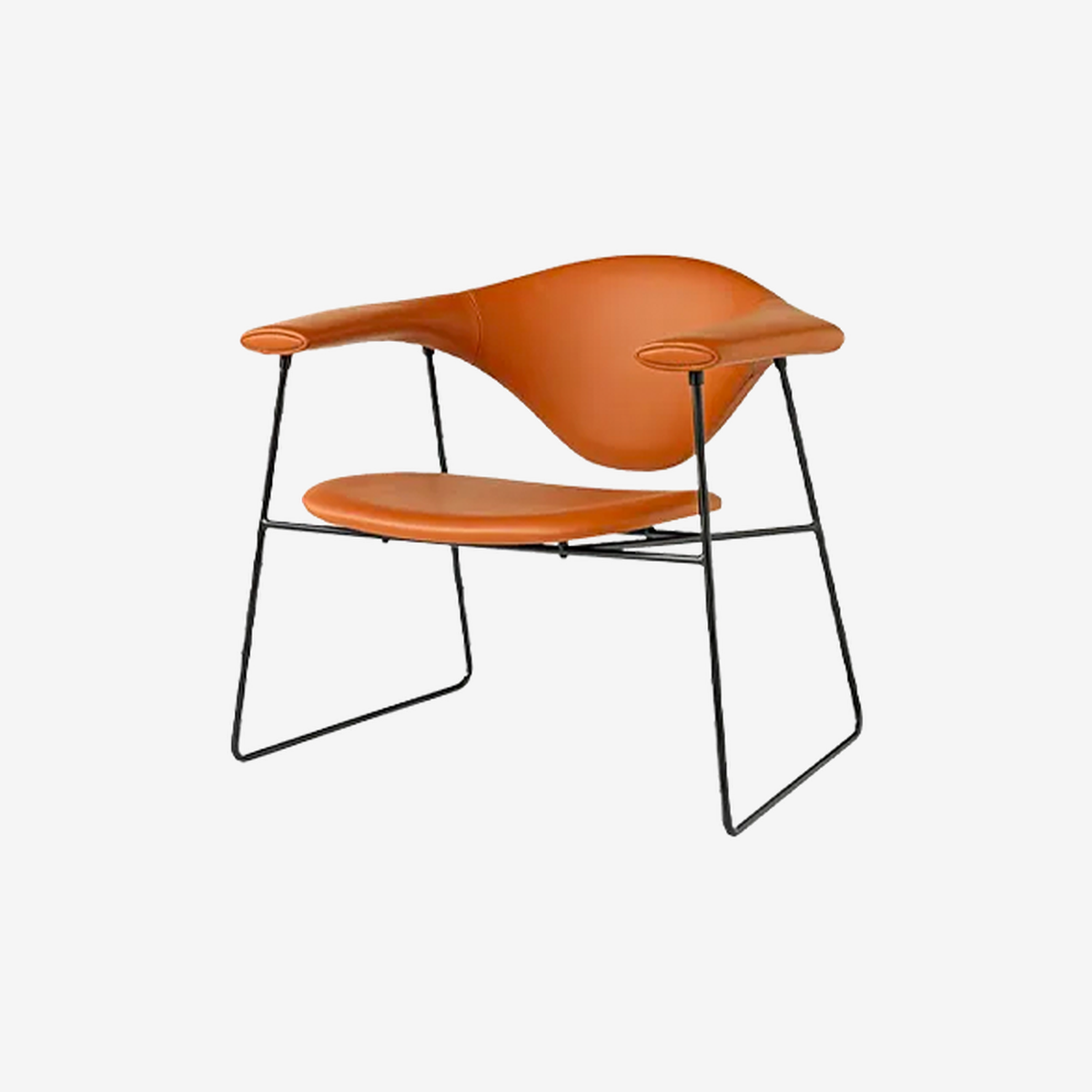 Masculo Lounge Chair Cognac