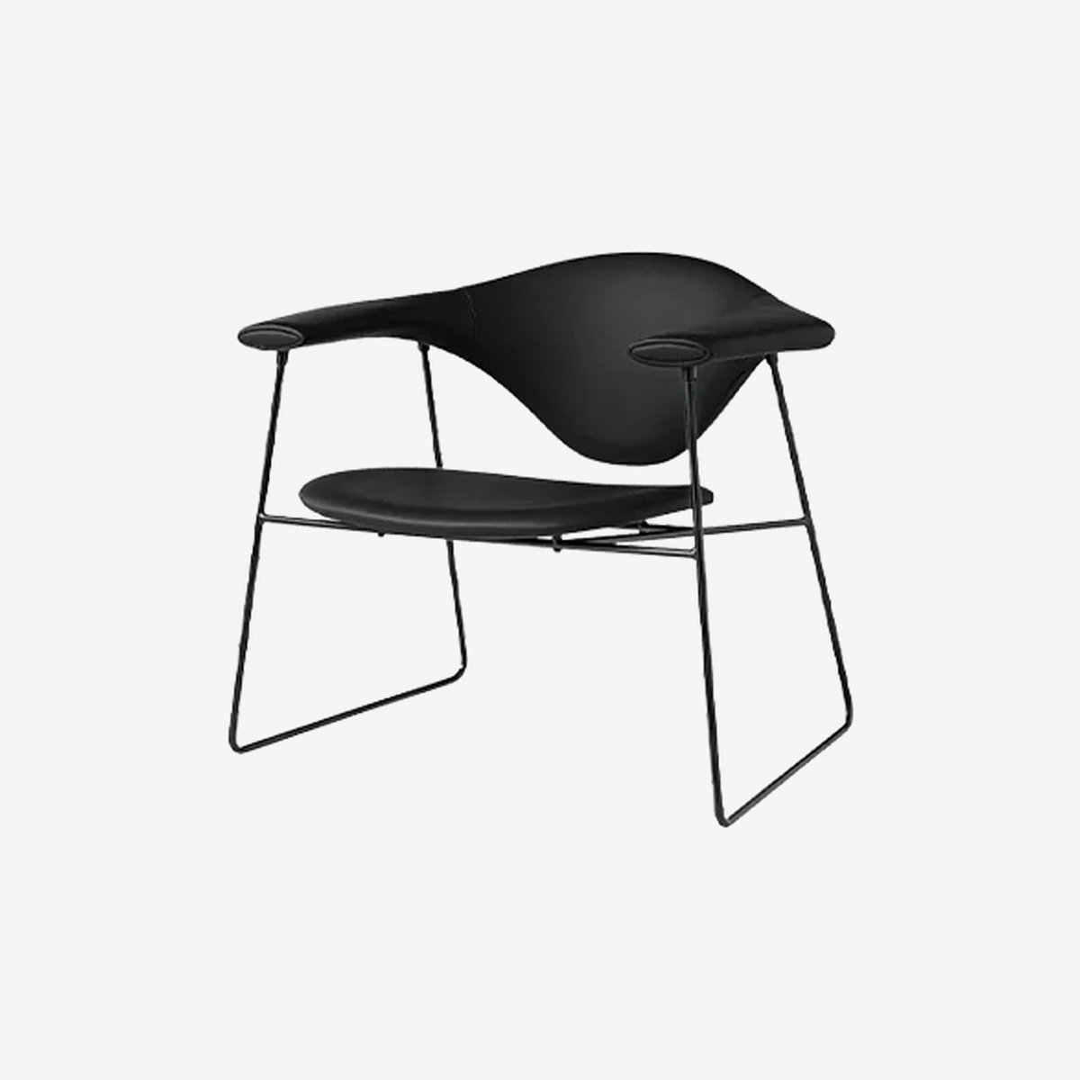 Masculo Lounge Chair Black