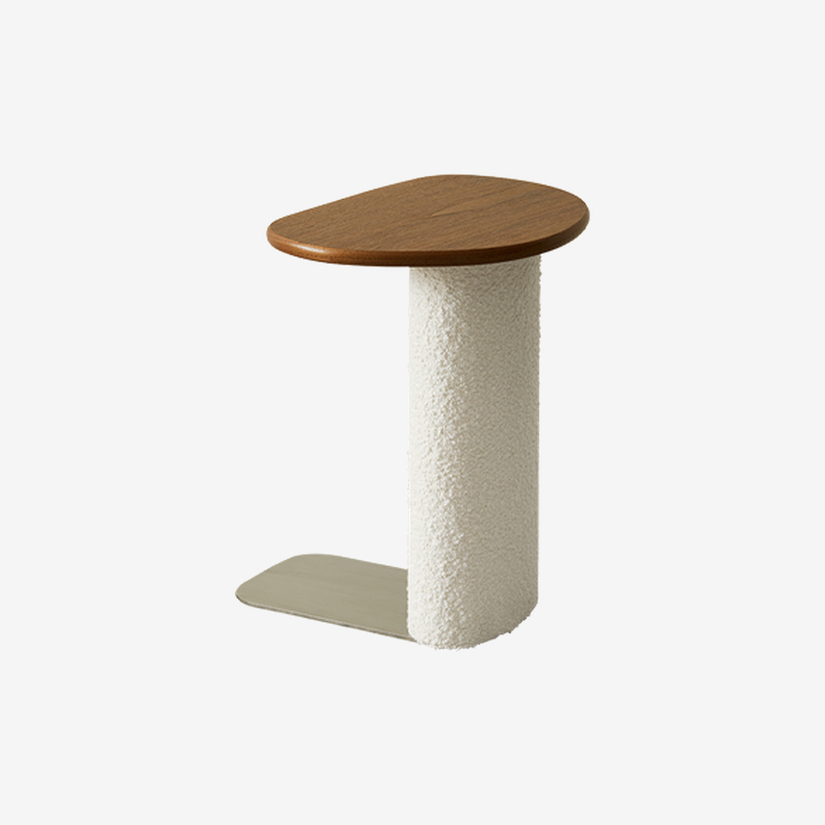 CURVED SIDE TABLE