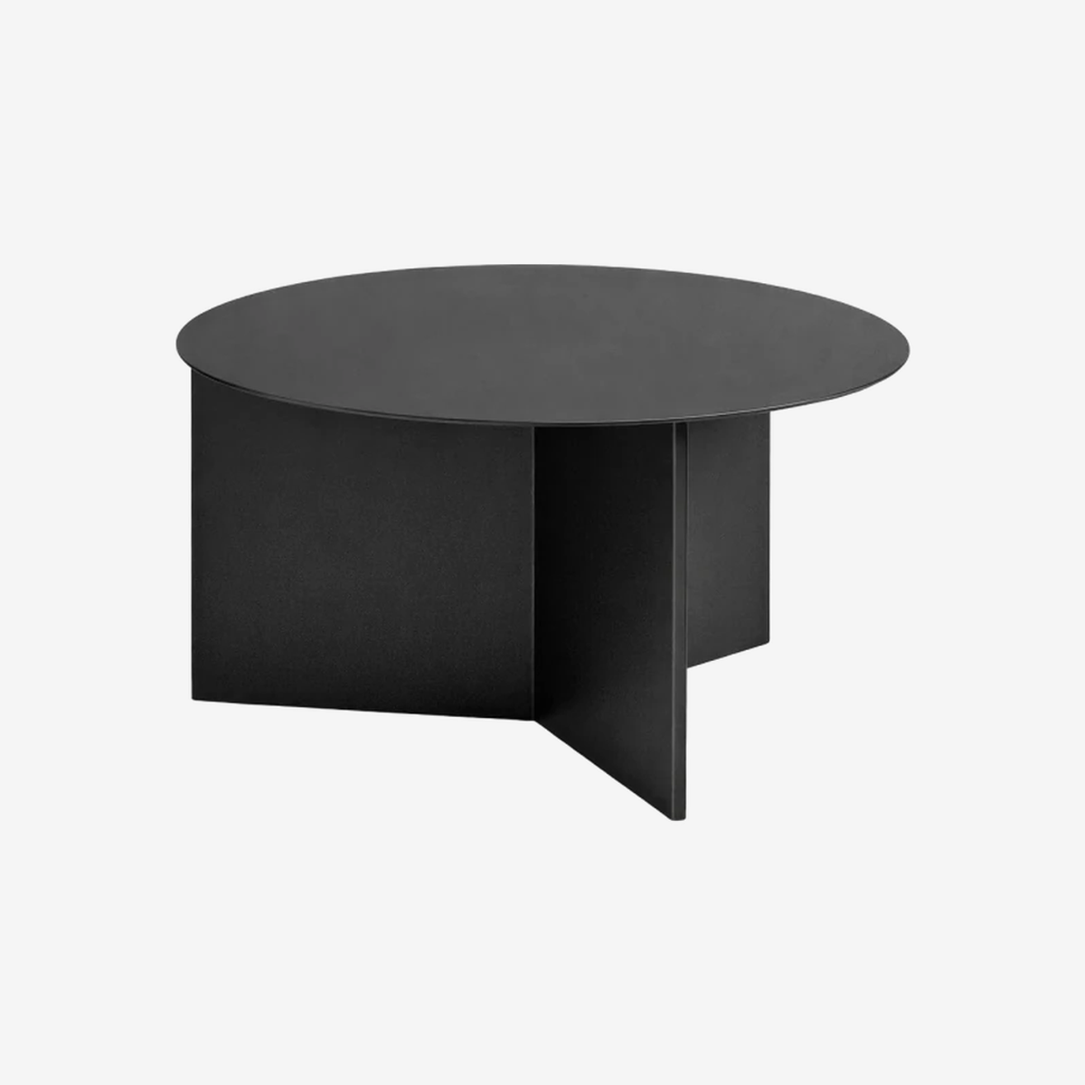 Slit Table Round XL metal Black