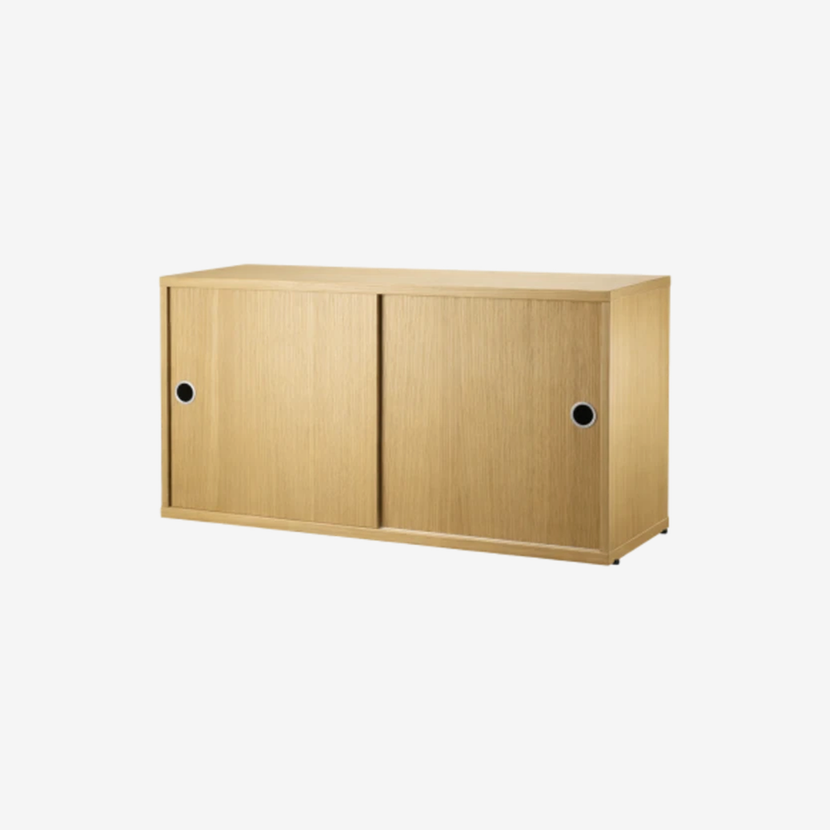 Cabinet with Sliding Doors oak 2sizes
