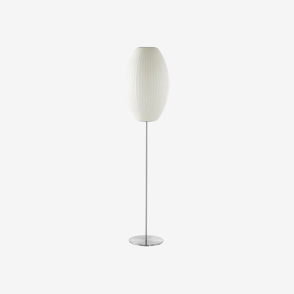 Nelson cigar lotus floor lamp