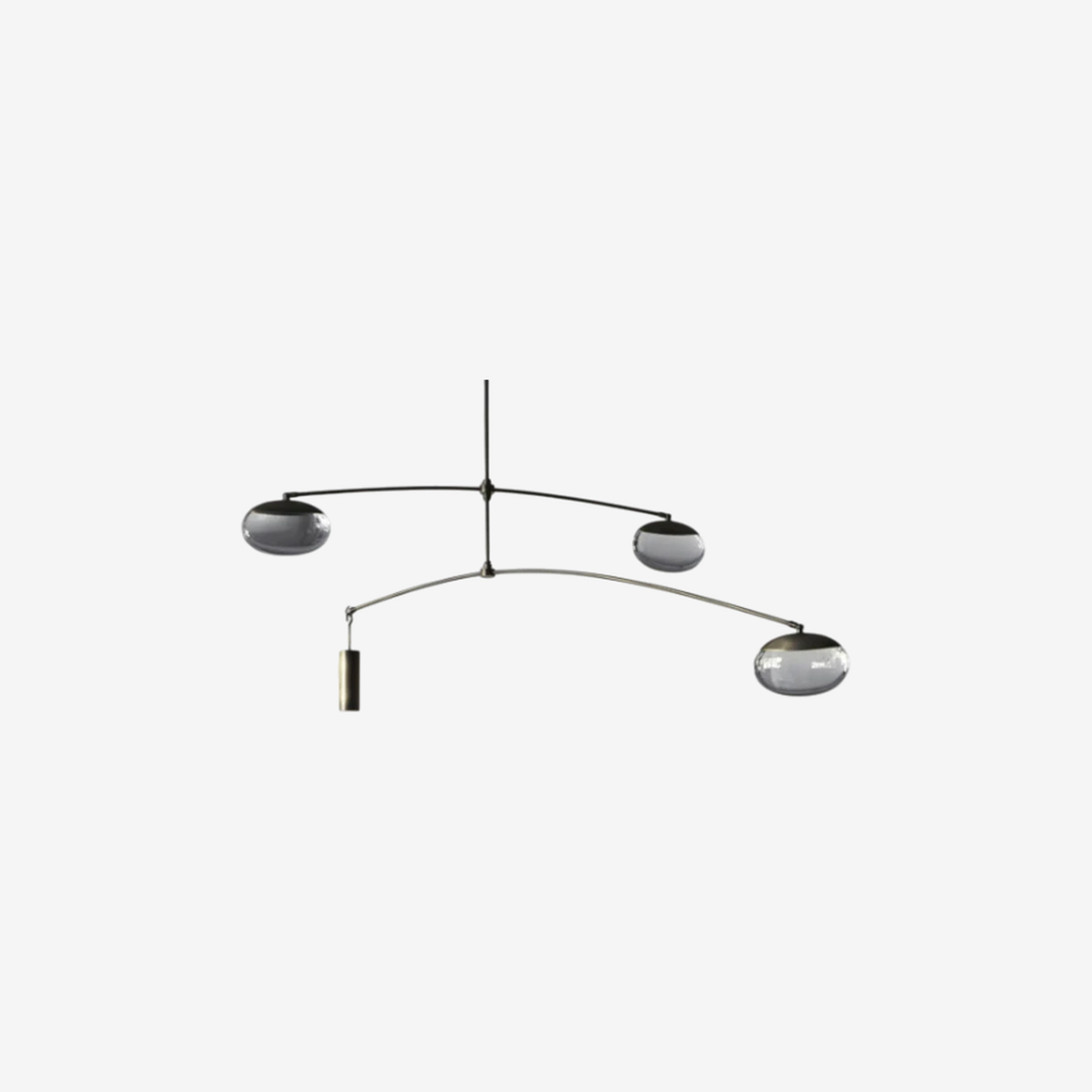 Gaia Double Tier Pendant (3 Pebbles)
