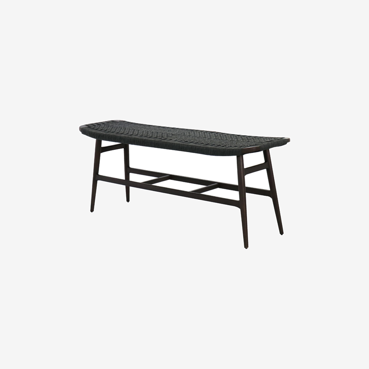 Freja Bench Paper Cord Seat (Oak/Walnut)