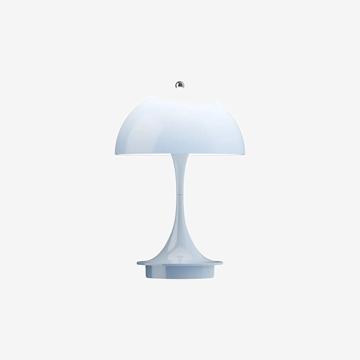 Panthella V3 Opal Pale Blue Portable Lamp Φ160