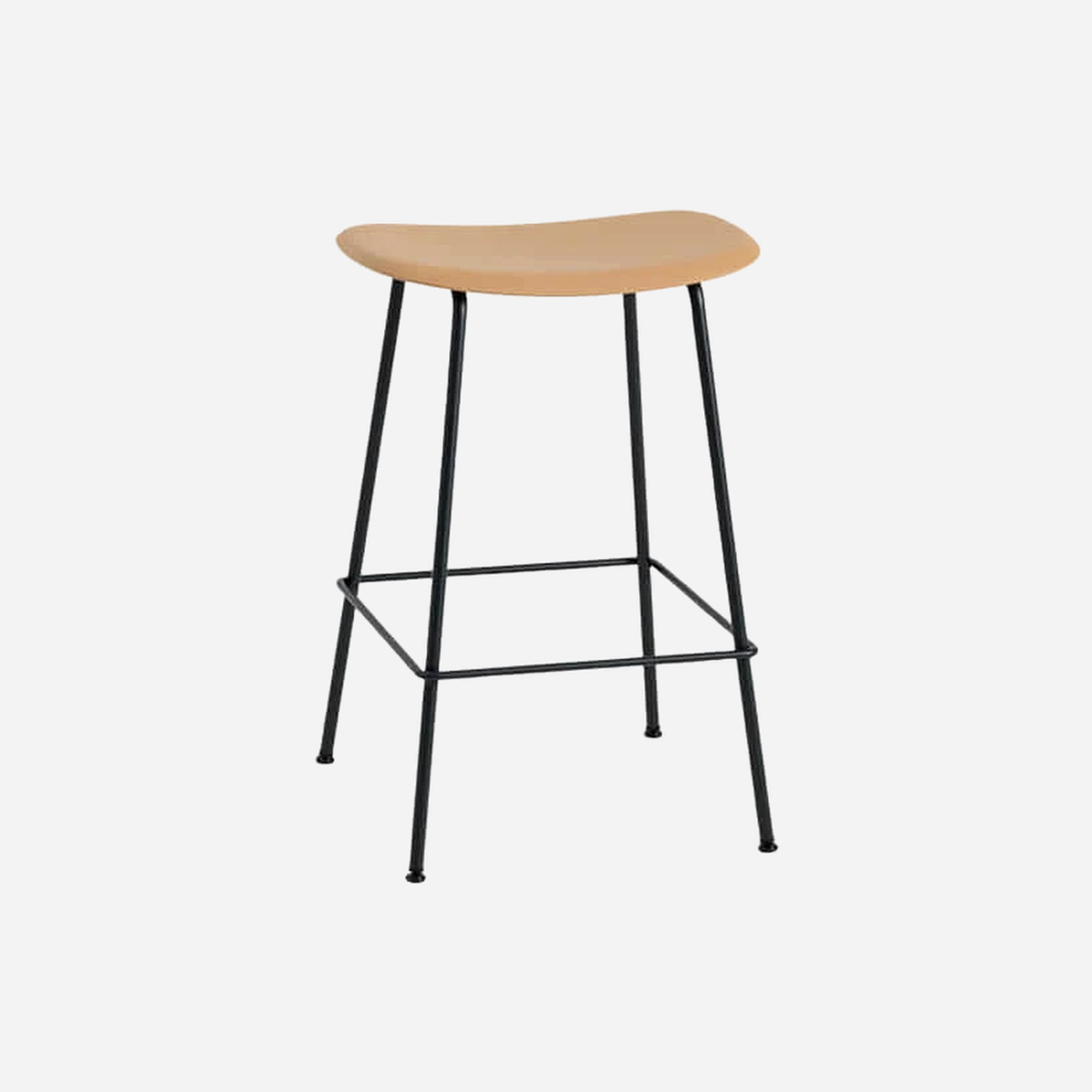 Fiber Counter Stool Without Backrest