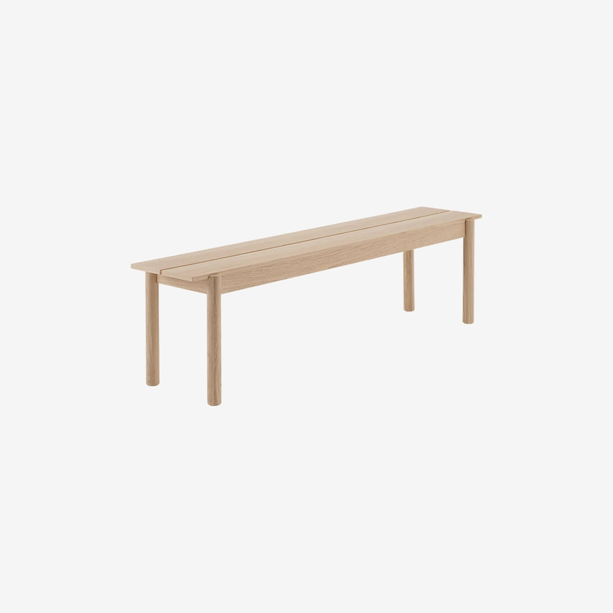 Linear Wood Bench
