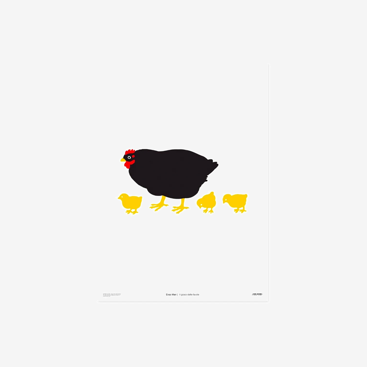 the fable game B - Hen poster 50 x 70