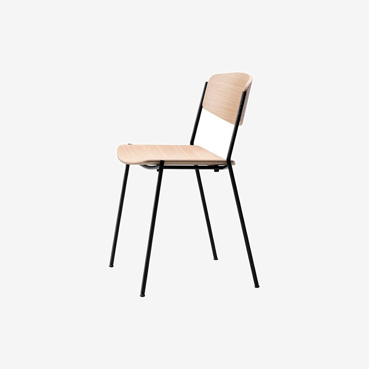 Lynderup Chair 3080 Black/Oak Lacquered