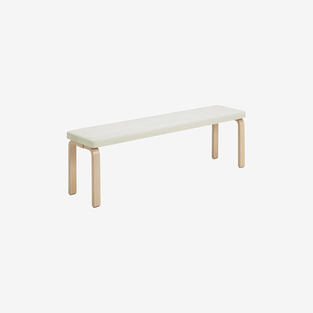 Bench 168B Upholstered 150 x 35 cm Mello Cream