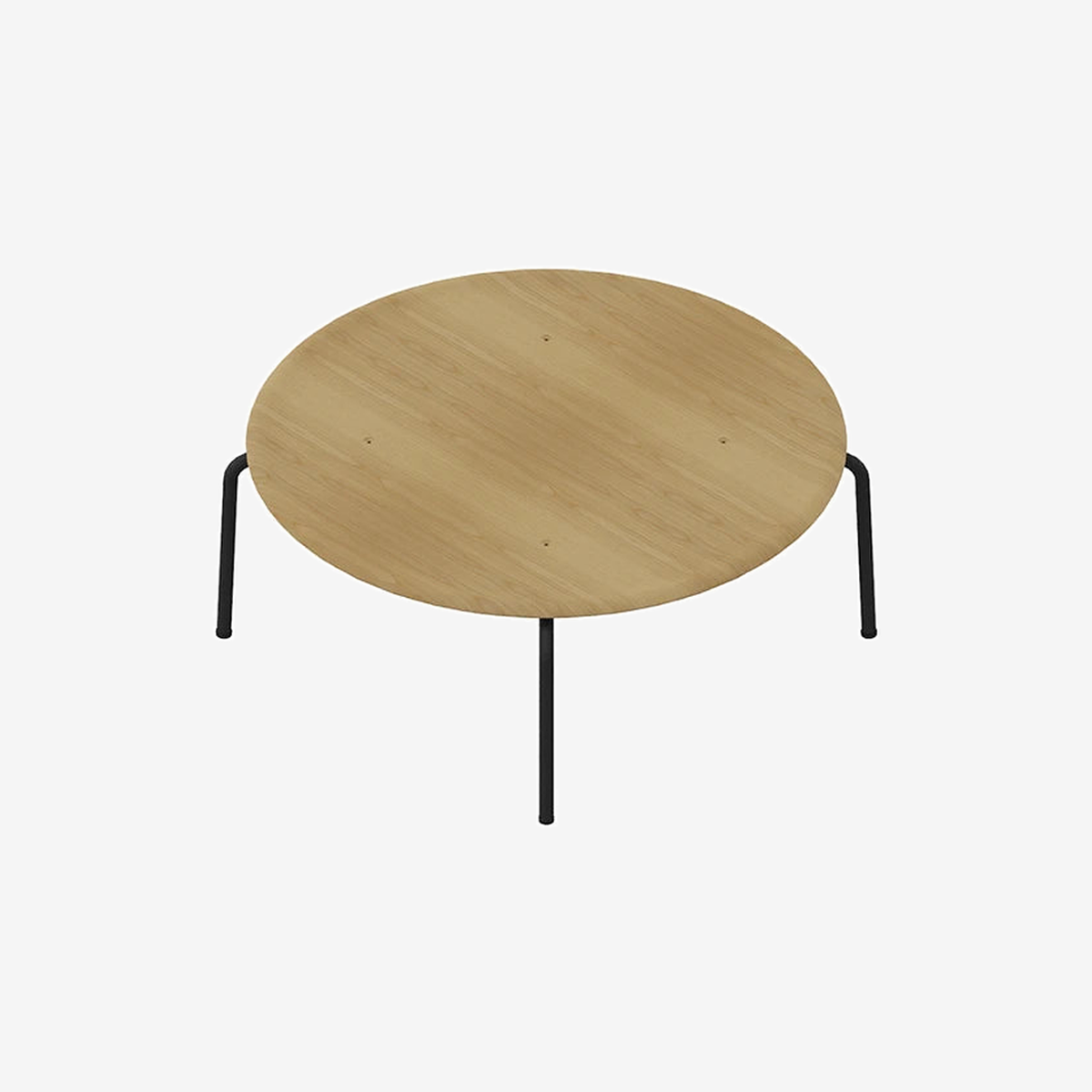 Kevi 2001 Oak Veneer Black 900 x 360 Sofa Table