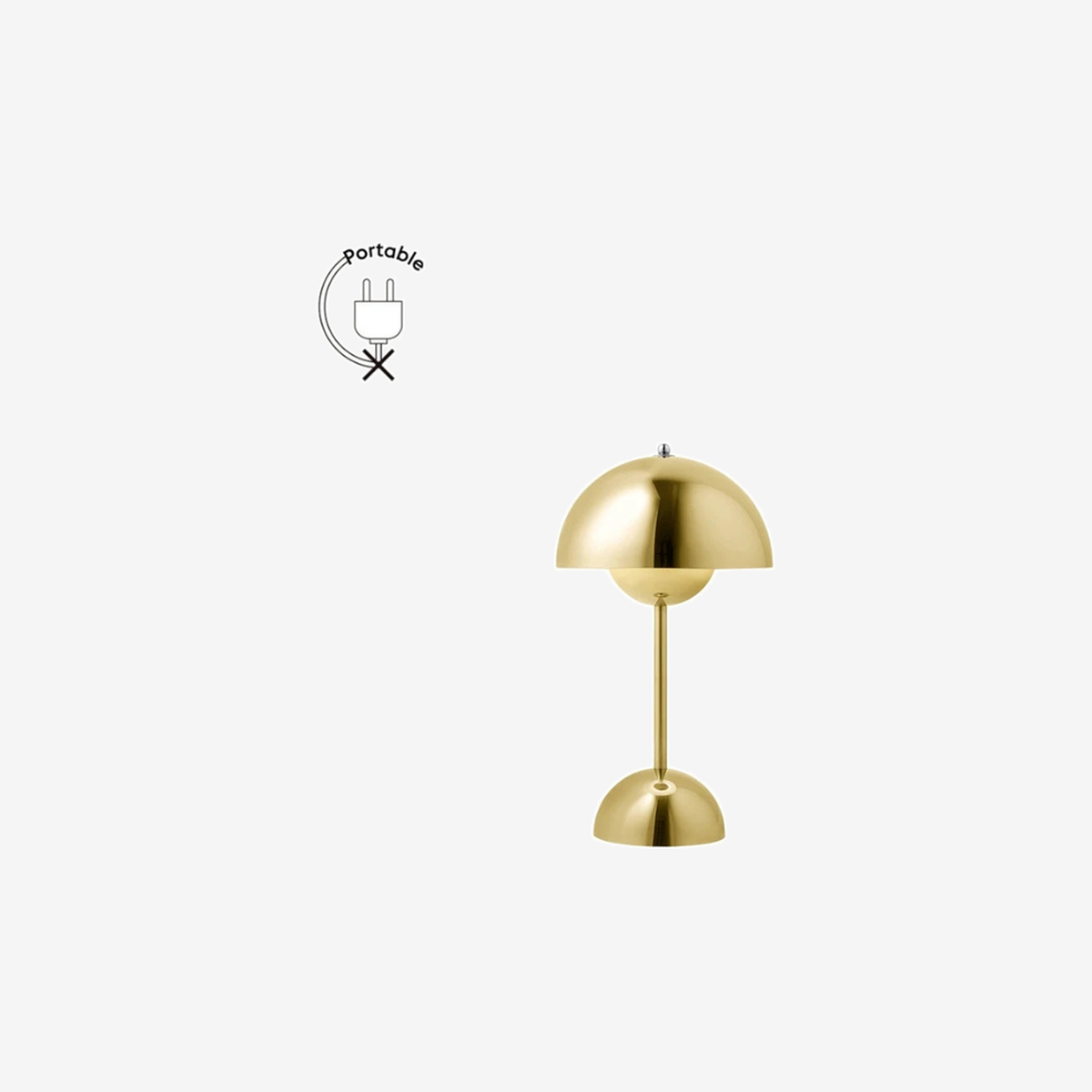 Flowerpot Portable VP9 Brass-Plated