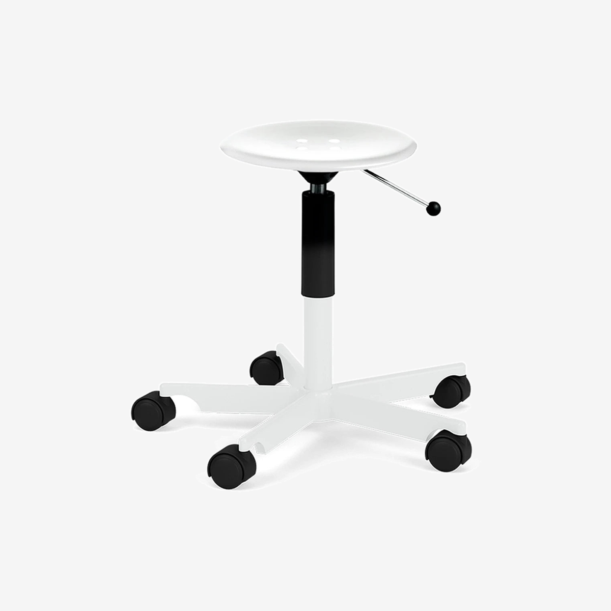 Kevi Stool 2532 Snow-Snow Frame
