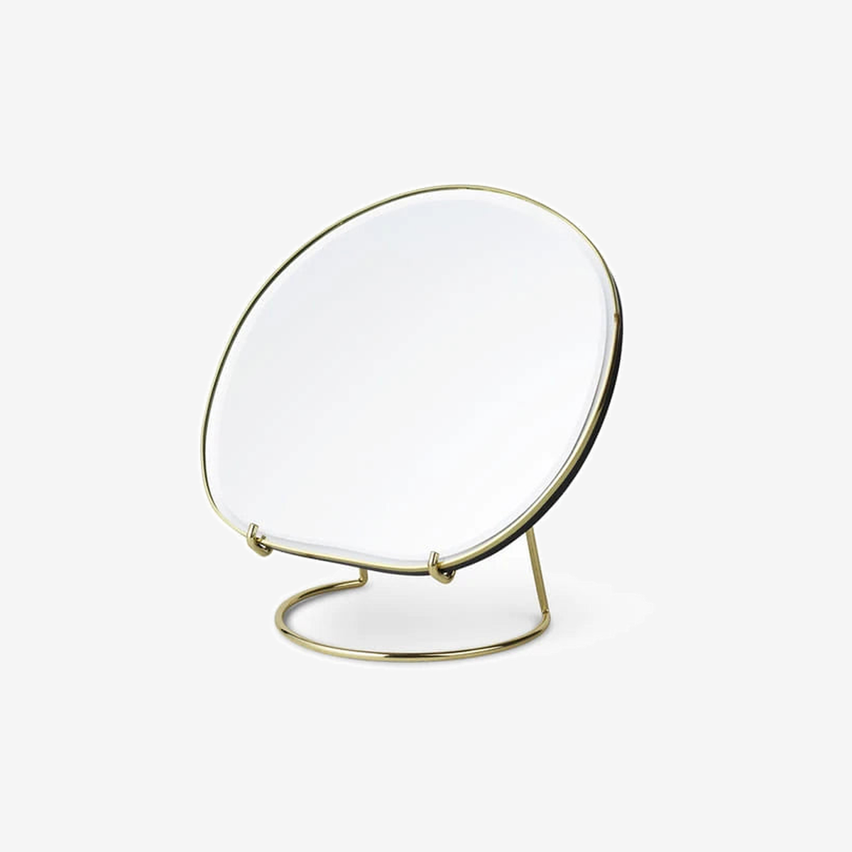 Pond Brass Table Mirror
