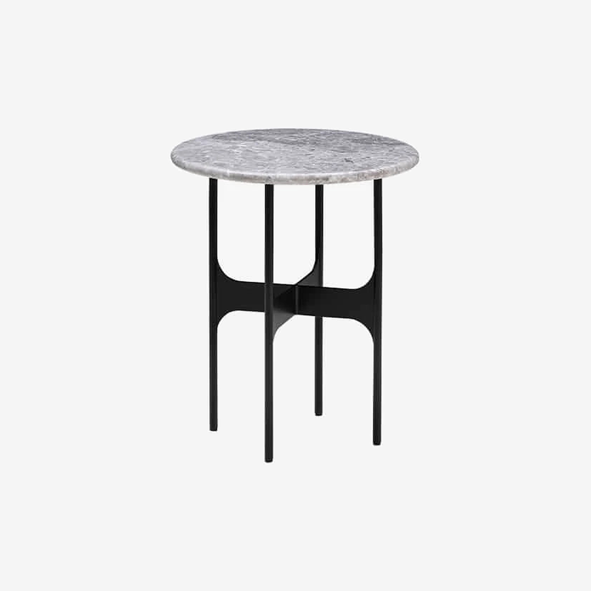 Floema Coffee Table Small Grey Marble/Black