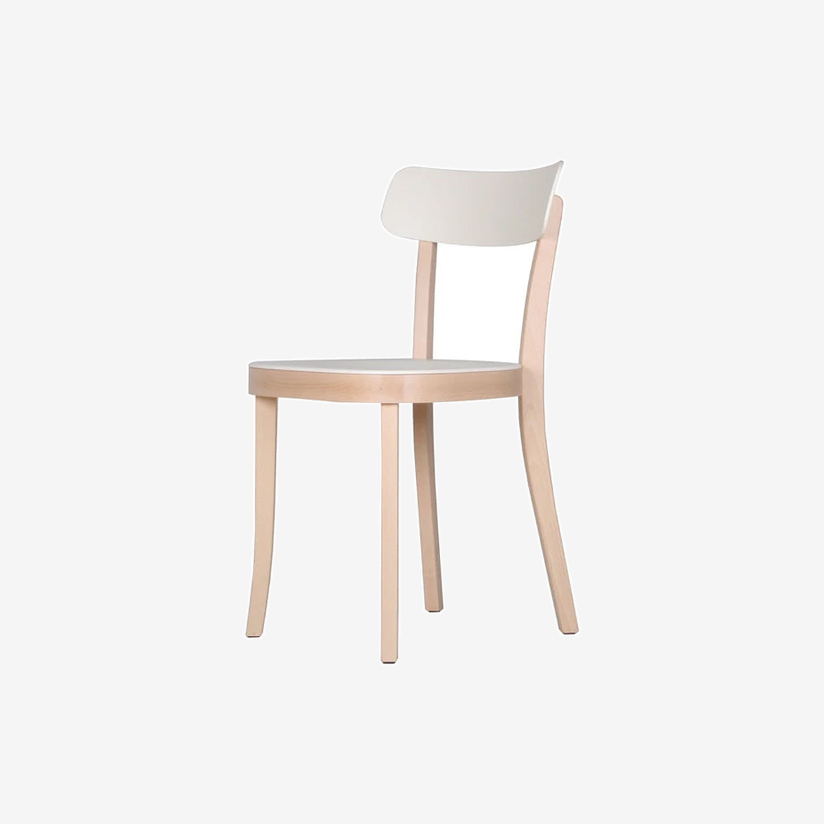 Basel Chair Cream Base Natural Beech Dining Chair