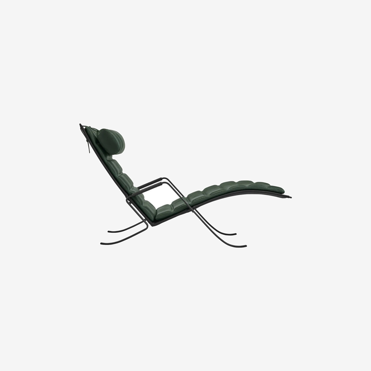 FK87 Grasshopper Black Lounge Chair